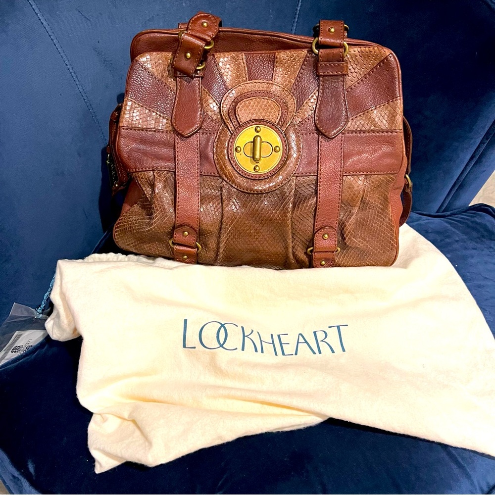 Vintage LockHeart Rattle’n Roll Tara - Brown Leather